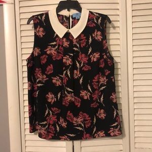 Cece Collared Blouse Size L